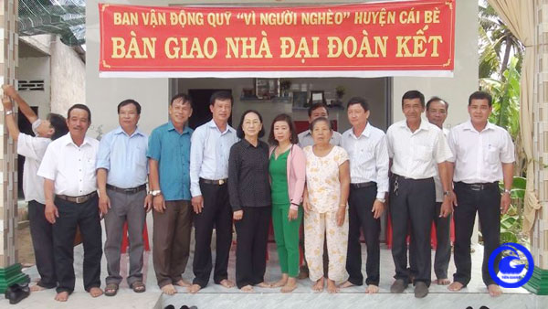 Huyện Cái Bè: Hoàn thành xây dựng và sửa chữa 121 căn nhà cho hộ nghèo, cận nghèo và gia đình chính sách
