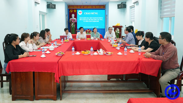 Viện Pasteur TP. Hồ Chí Minh giám sát, hỗ trợ công tác phòng, chống dịch và tiêm chủng bệnh Sởi tại tỉnh Tiền Giang