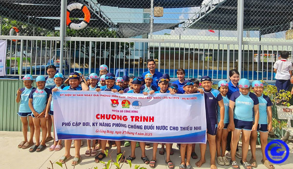 Gò Công Đông: Ra mắt đội hình thanh niên tình nguyện tuyên truyền về phòng, chống tai nạn thương tích, xâm hại và đuối nước trẻ em