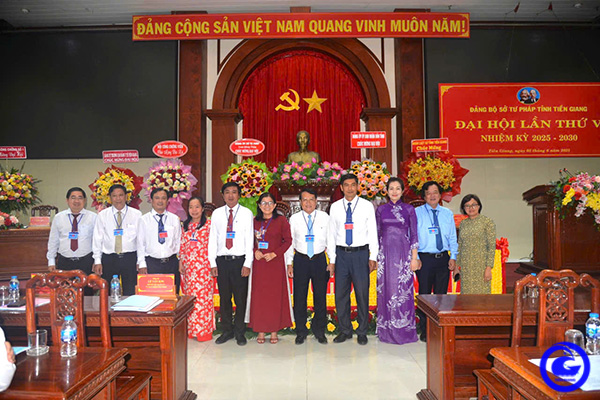 Đại hội Đảng bộ Sở Tư pháp lần thứ V, nhiệm kỳ 2025 - 2030 thành công tốt đẹp