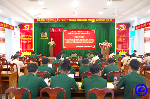 Hội nghị sơ kết công tác phối hợp đảm bảo trật tự, an toàn xã hội trên đường thủy khu vực biên giới biển
