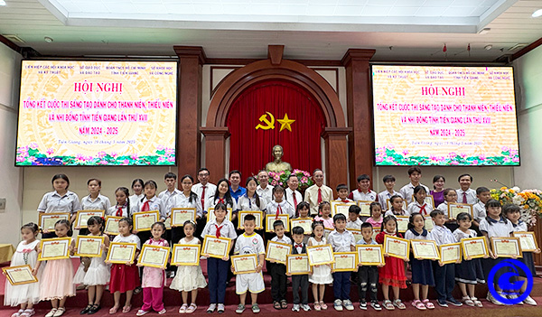 Tiền Giang: Khen thưởng 39 mô hình, sản phẩm sáng tạo dành cho thanh niên, thiếu niên và nhi đồng