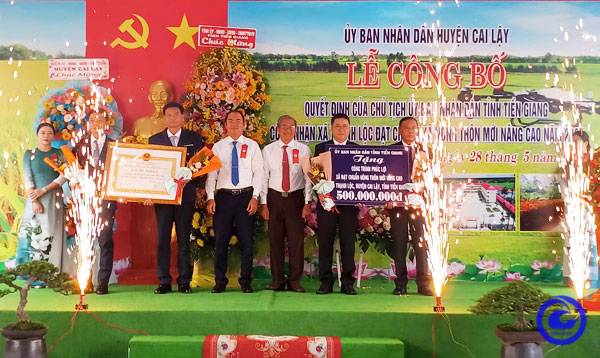 Xã Thạnh Lộc đạt chuẩn nông thôn mới nâng cao