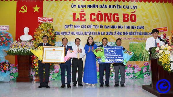 Xã Phú Nhuận: Đạt chuẩn nông thôn mới kiểu mẫu