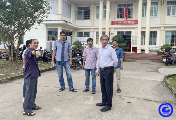 Bí thư Thành ủy Mỹ Tho kiểm tra công tác chuẩn bị cho việc thực hiện chính quyền địa phương 2 cấp