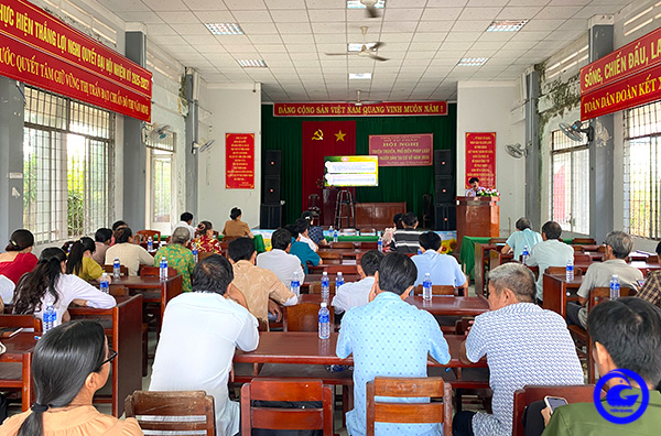 Sở Tư pháp tỉnh Tiền Giang tổ chức Hội nghị triển khai Luật Đất đai năm 2024 và các văn bản hướng dẫn thi hành tại huyện Tân Phước