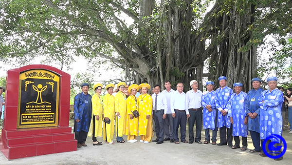 Gò Công Tây tổ chức Lễ công bố Quyết định và đón nhận Bằng công nhận Cây Di sản Việt Nam tại xã Bình Tân